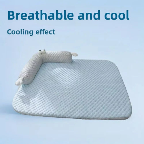 Breathable Summer Dog Bed Mat for Heatstroke Prevention