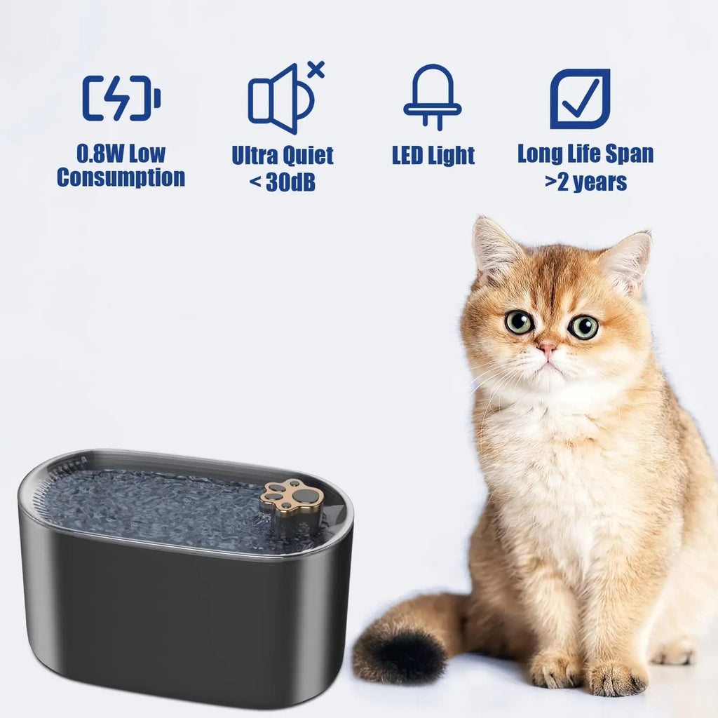 Cat Water Fountain Filter Automatic