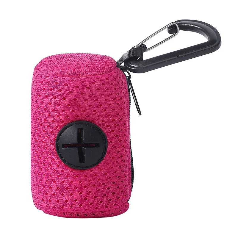 Premium Dog Waste Bag Dispenser – Leash Attachable Poop Bag Holder