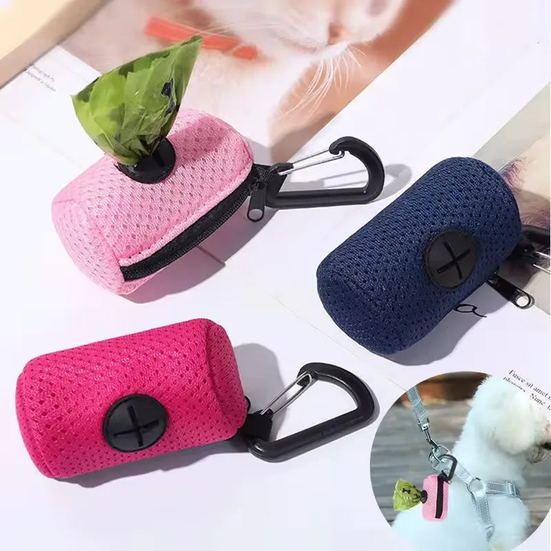 Premium Dog Waste Bag Dispenser – Leash Attachable Poop Bag Holder