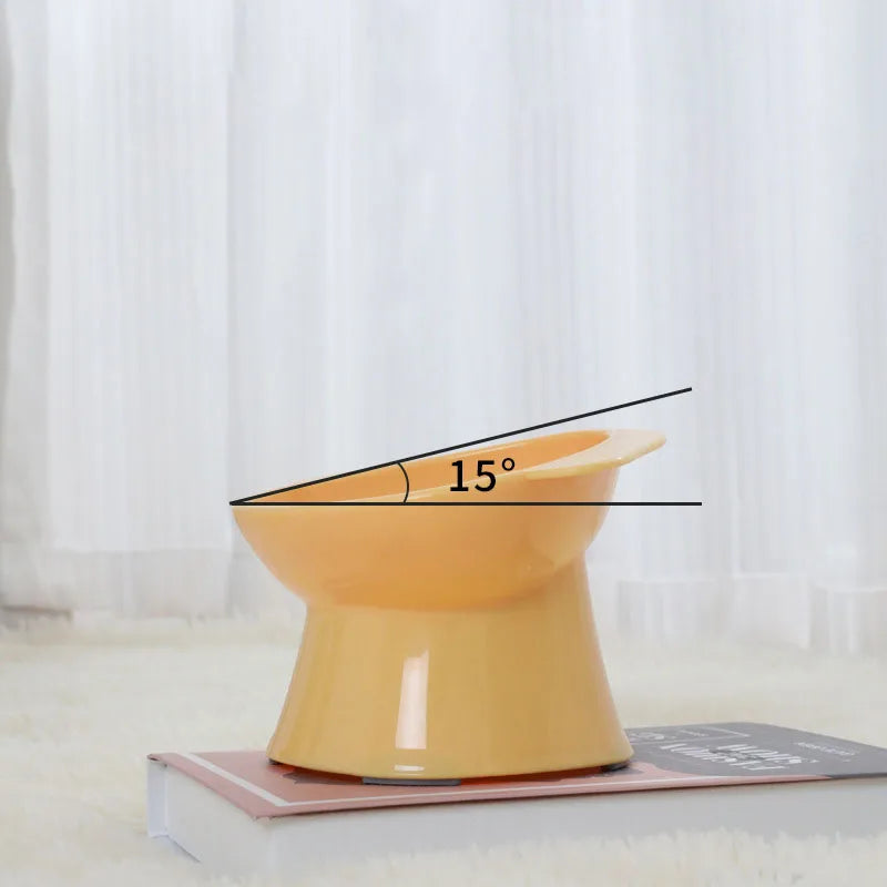 Elevated Slow Feeder Pet Bowl – Non-Slip Anti-Tip Raised Dish for Dogs & Cats