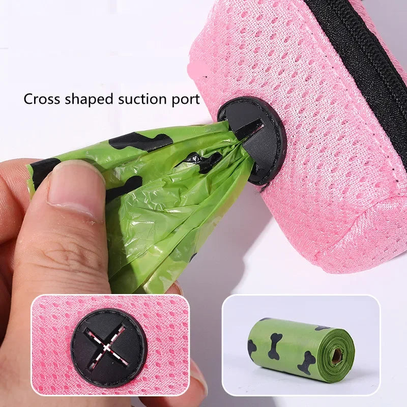 Premium Dog Waste Bag Dispenser – Leash Attachable Poop Bag Holder