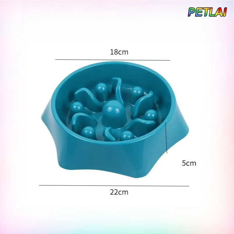 Puzzle Slow Feeder Dog Bowl – Anti-Bloat, Non-Slip & Easy to Clean