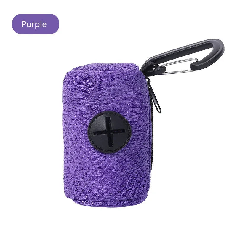 Premium Dog Waste Bag Dispenser – Leash Attachable Poop Bag Holder