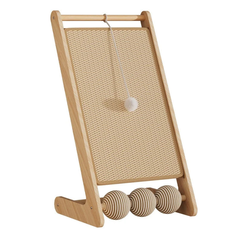Vertical Sisal Cat Scratcher Post – Non-Shedding, Durable & Cat-Approved