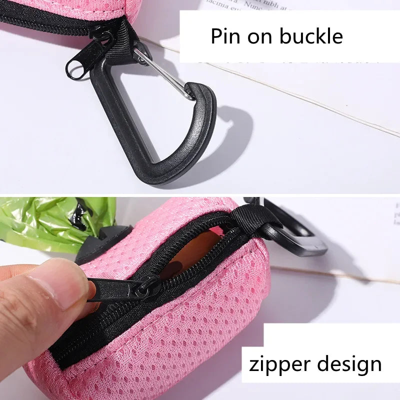 Premium Dog Waste Bag Dispenser – Leash Attachable Poop Bag Holder