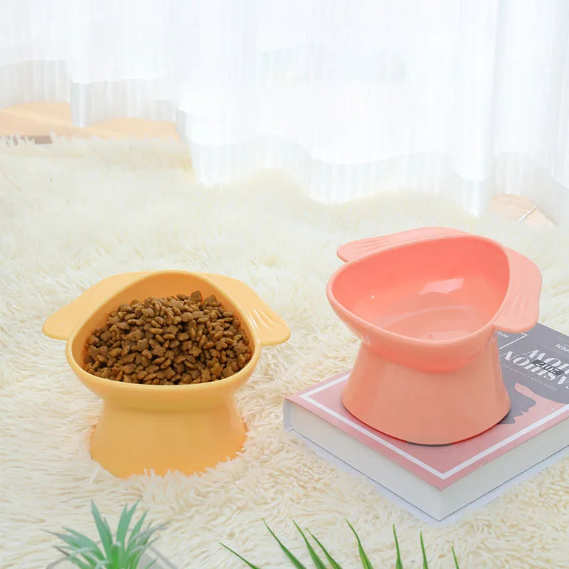 Elevated Slow Feeder Pet Bowl – Non-Slip Anti-Tip Raised Dish for Dogs & Cats