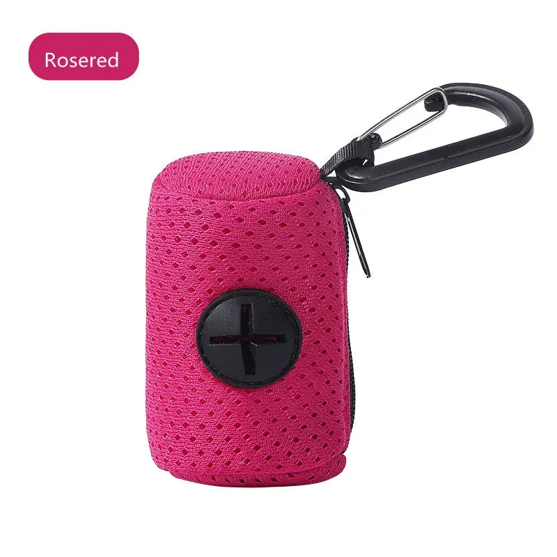 Premium Dog Waste Bag Dispenser – Leash Attachable Poop Bag Holder