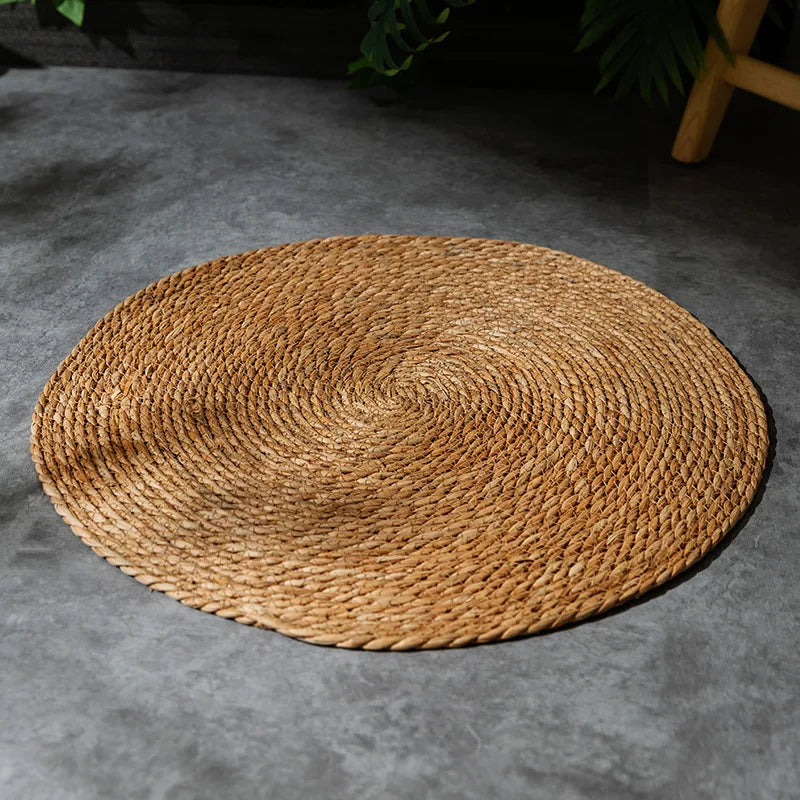 Natural Rattan Cat Scratcher Mat – Nail Sharpening Board & Sofa Protector