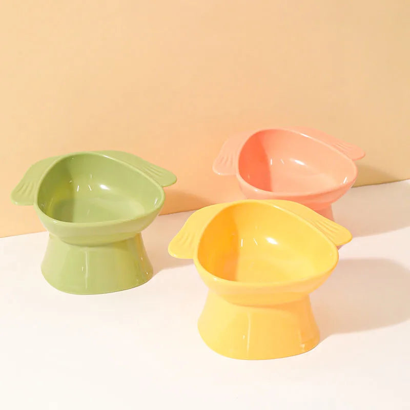 Elevated Slow Feeder Pet Bowl – Non-Slip Anti-Tip Raised Dish for Dogs & Cats