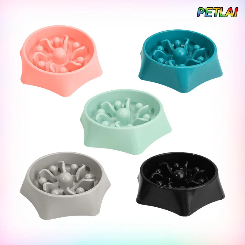 Puzzle Slow Feeder Dog Bowl – Anti-Bloat, Non-Slip & Easy to Clean