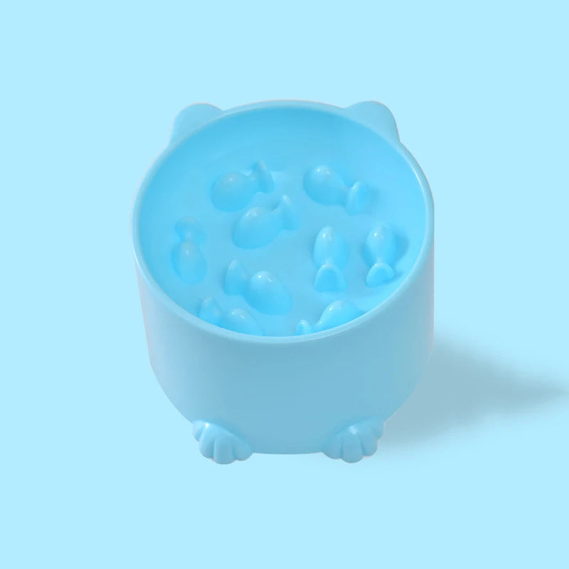 Anti-Choke Elevated Pet Bowl – Neck Protection Feeding Dish for Dogs & Cats