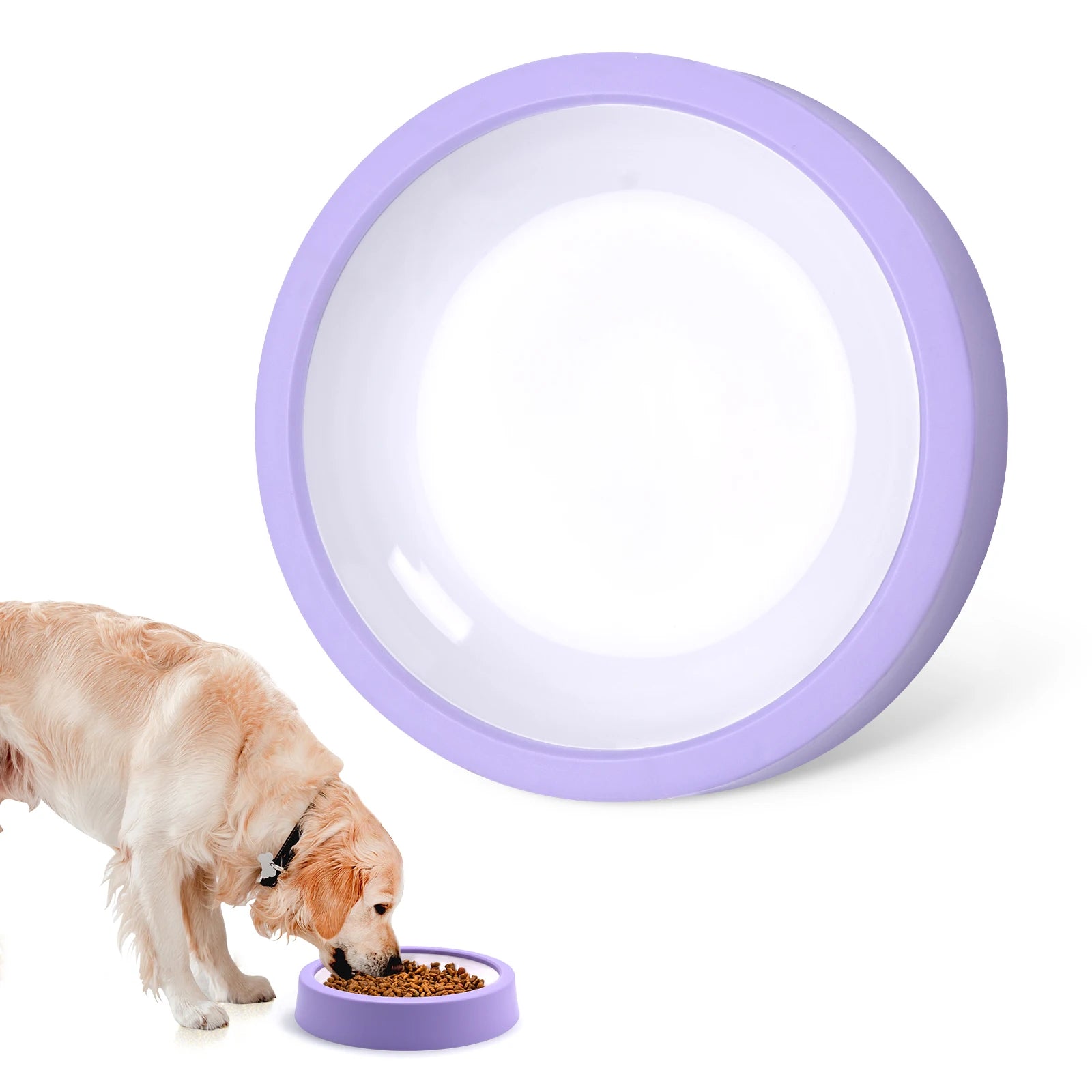 Slow Feeder Dog Bowl – Anti-Gulping Non-Slip Feeding Dish for All Breeds